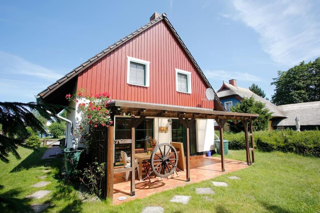 Trollhus - Grosses Familienfreundliches Ferienhaus Born Eksteriør bilde
